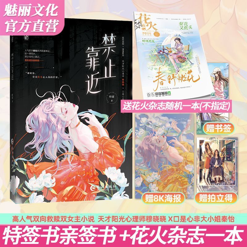 正版特签书禁止靠近.上册叶涩著双向救赎强强联合都市双女主小说