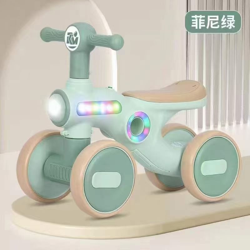 豆卡萌滑行学步车1 - 5岁男女宝宝无脚踏防侧翻四轮滑滑车扭扭车
