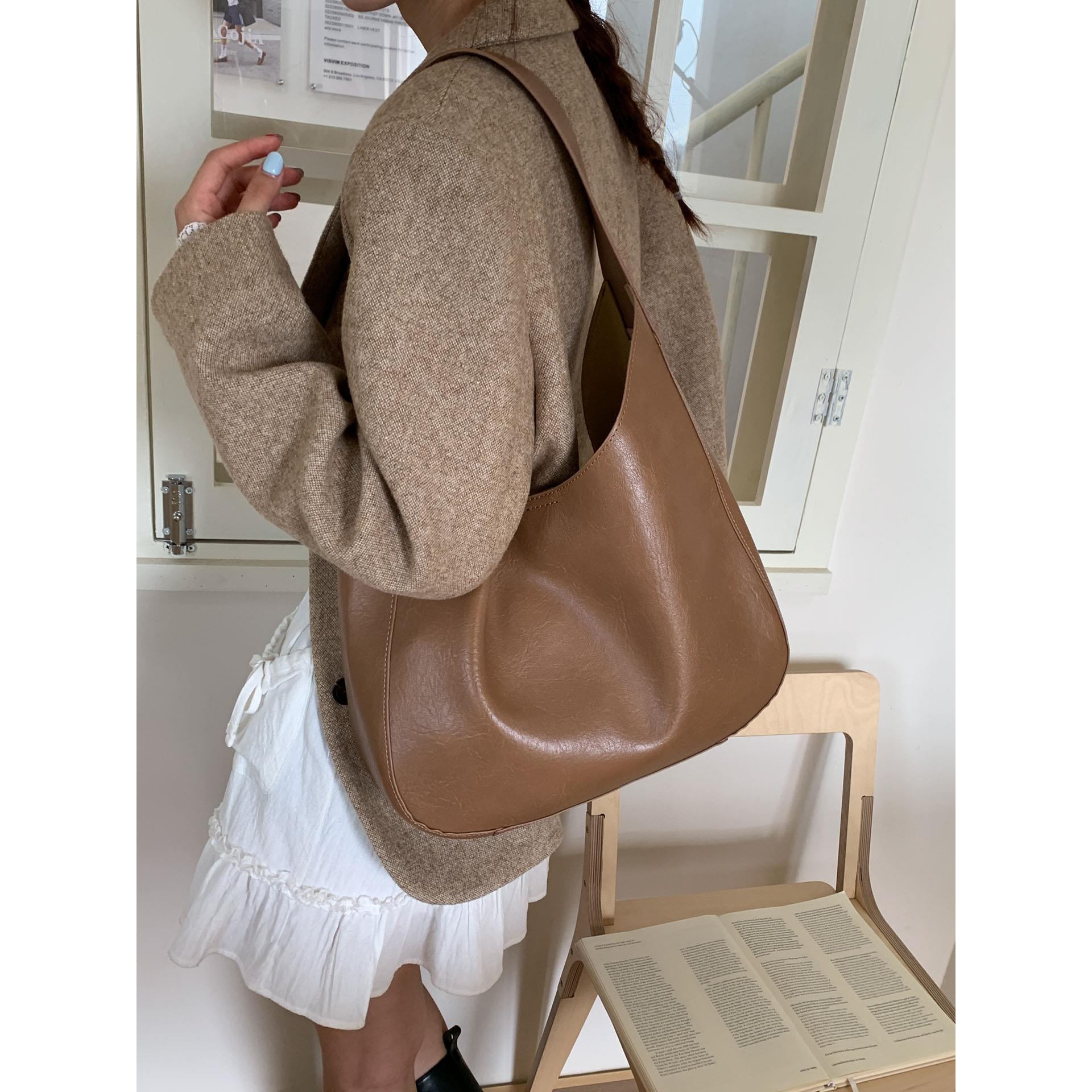 秋冬爆款高级感托特包2025新款女式上班通勤简约韩版ins单肩包