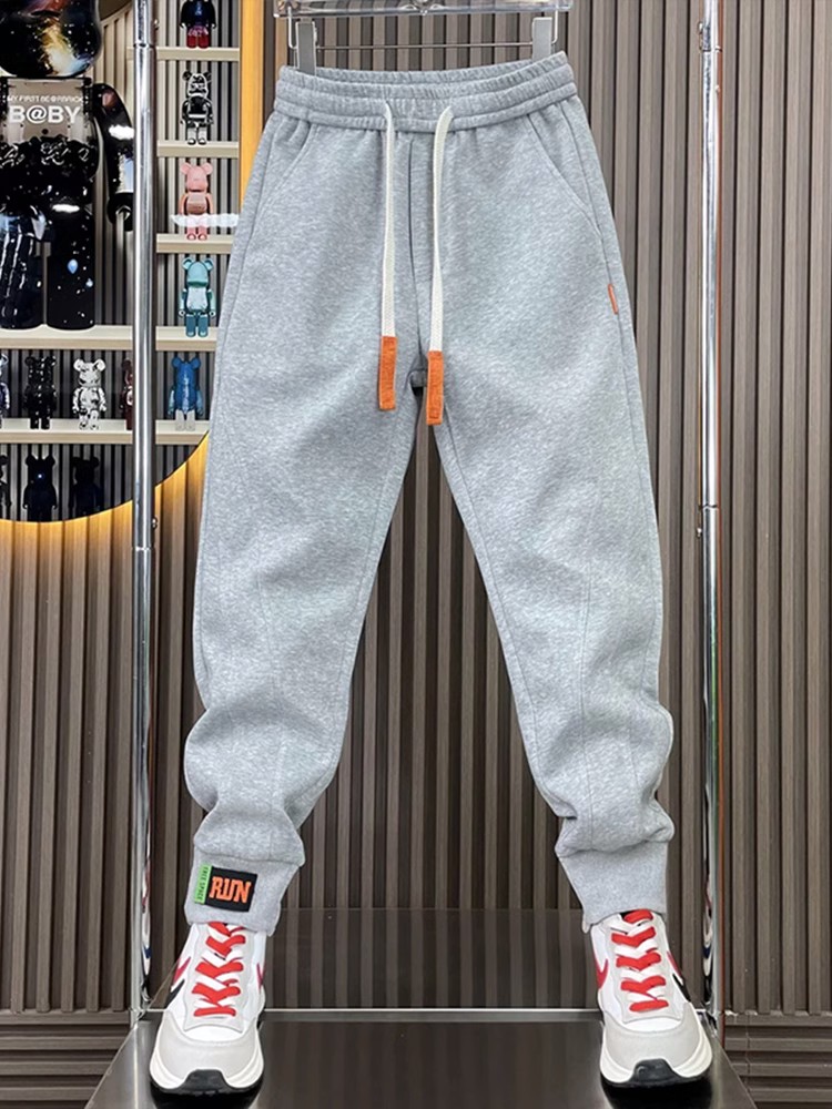 2025新款春秋季男士休闲裤运动束脚卫裤潮流百搭弹力松紧腰小脚裤