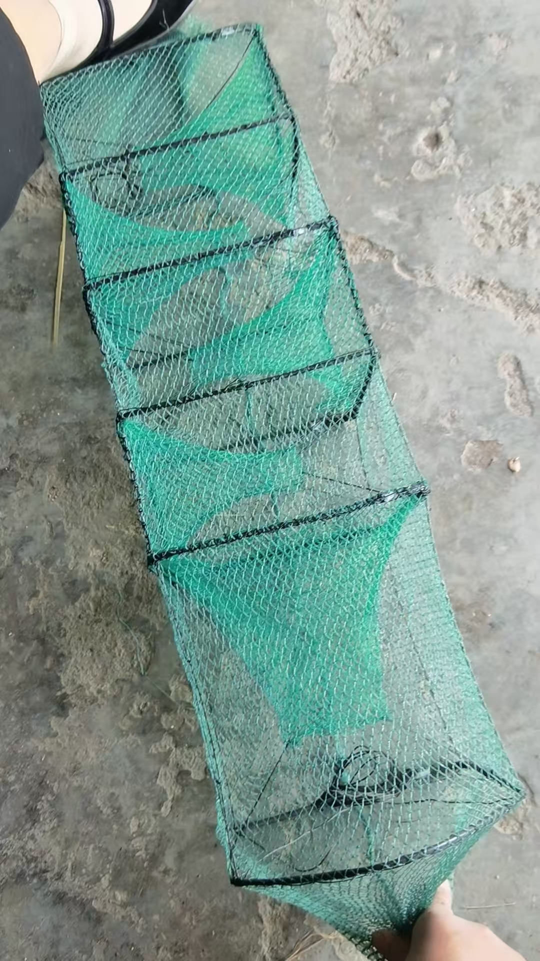 精品3股有结户外捕鱼3门4门网钢网黄鳝专用小地笼卢加胜捕鱼笼