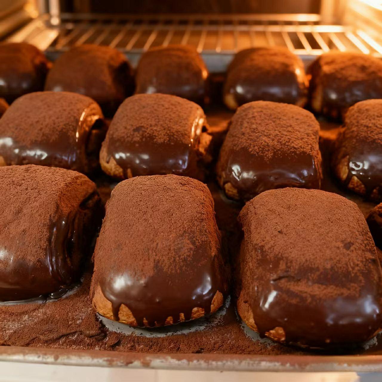 乐安天天脏脏包巧克力味面包爆浆零食软欧包休闲零食