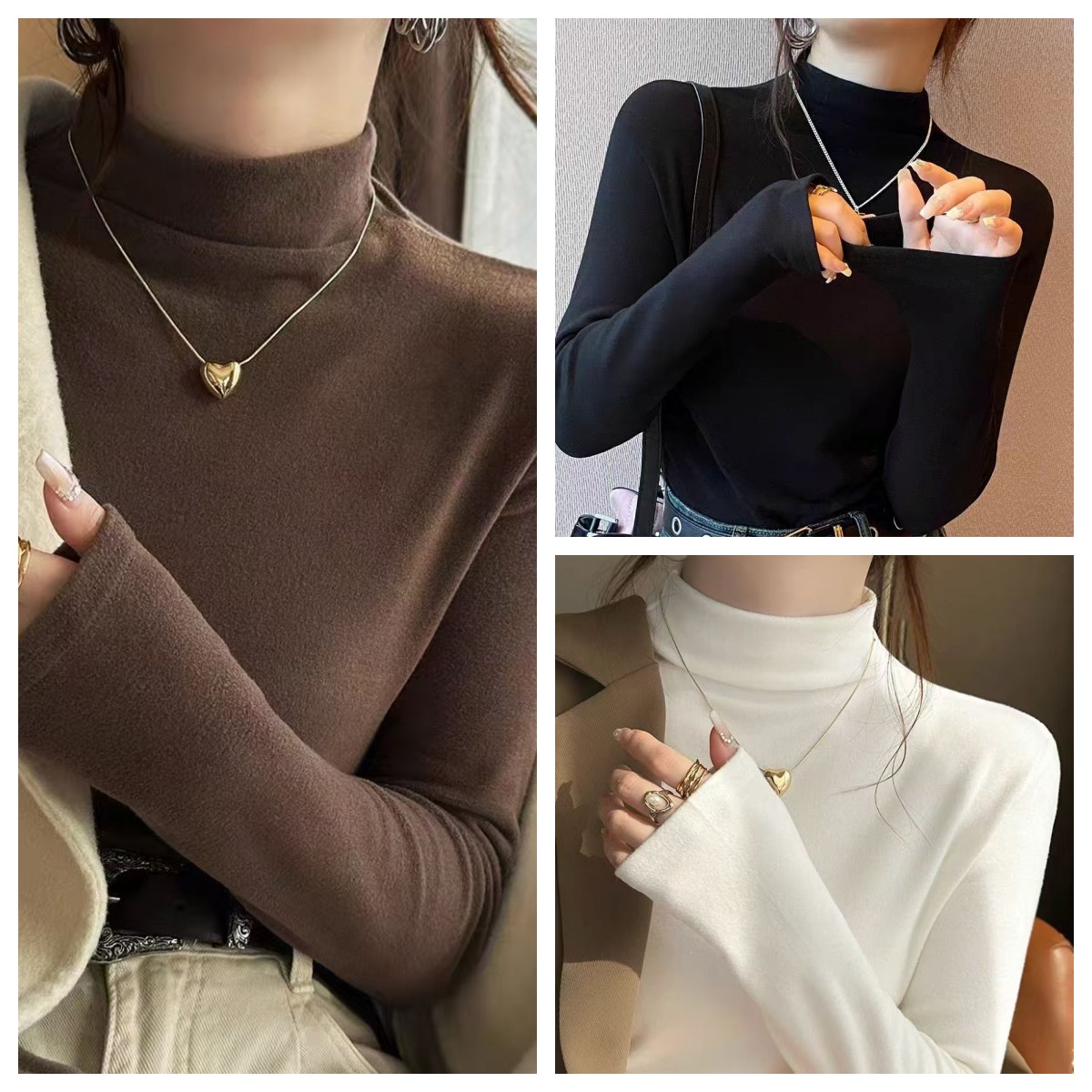 哺乳长袖德绒针织打底衫女秋冬修身内搭毛衣套头衫喂奶上衣