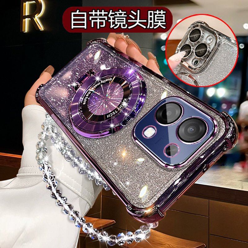 适用oppoa6新款手机壳防摔带支架Oppo0PP0A6镜头全包PLS120软壳女