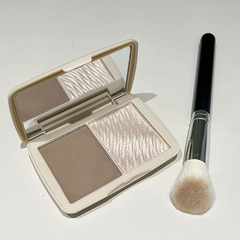 NOVO修容盘珠光高光一体阴影侧影组合推荐平价学生好用新手化妆师