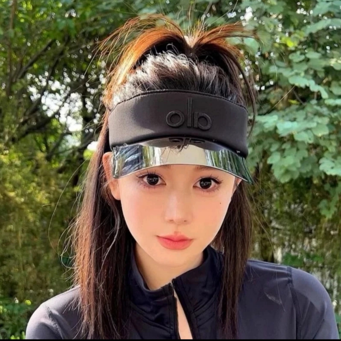 Alo空顶帽网球帽女夏季遮阳帽户外防晒棒球帽运动跑步休闲 UPF50+