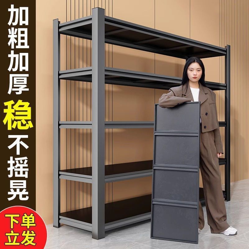 2025新款仓储货架超强加厚承重多层落地多功能一体仓库阳台置物架