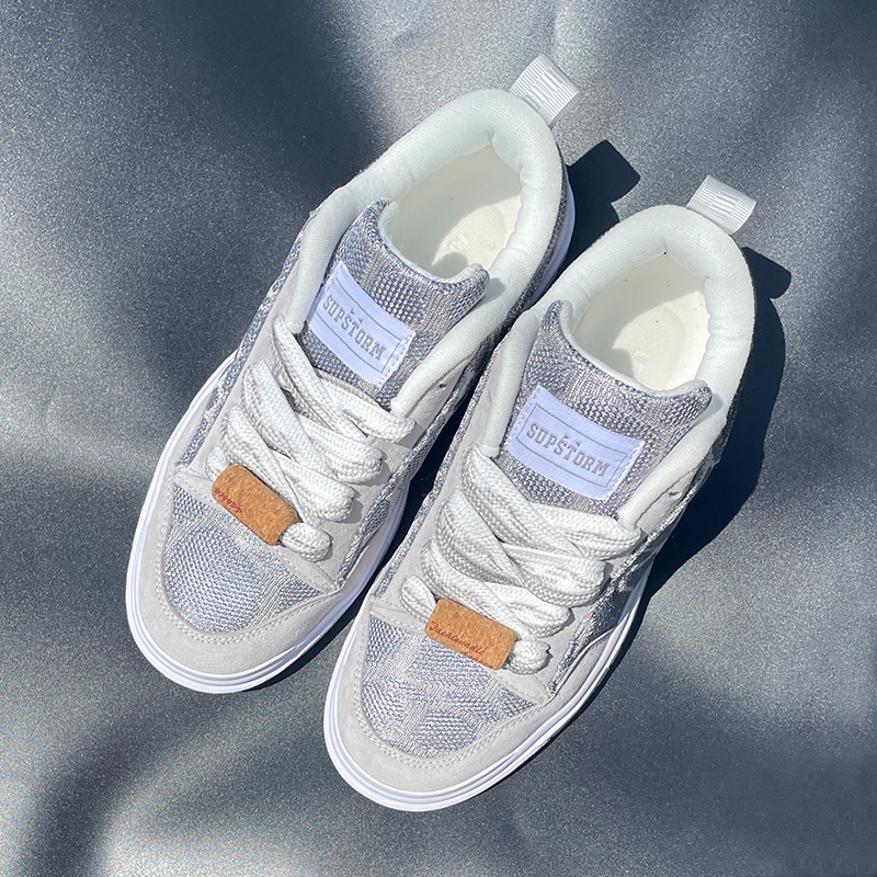 新款男士百搭帆布鞋浅灰色情侣潮鞋低帮学生时尚休闲鞋运动鞋男鞋