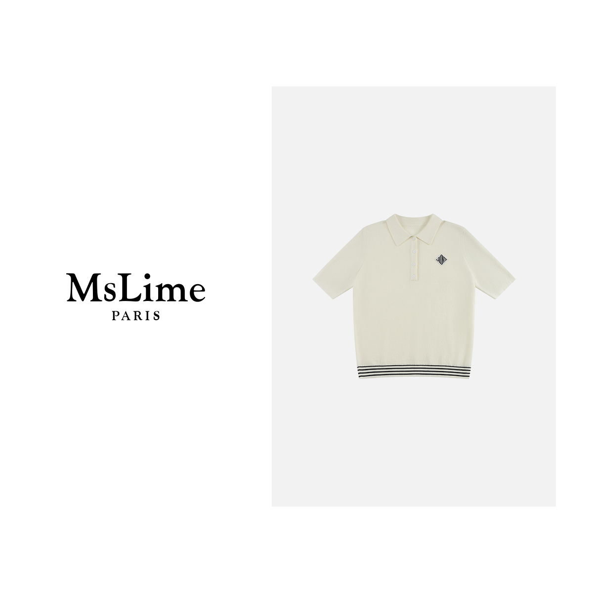 王嬛嬛MsLime25年春款 “定义”绵羊毛舒适百搭毛针织衫 HD2A0061