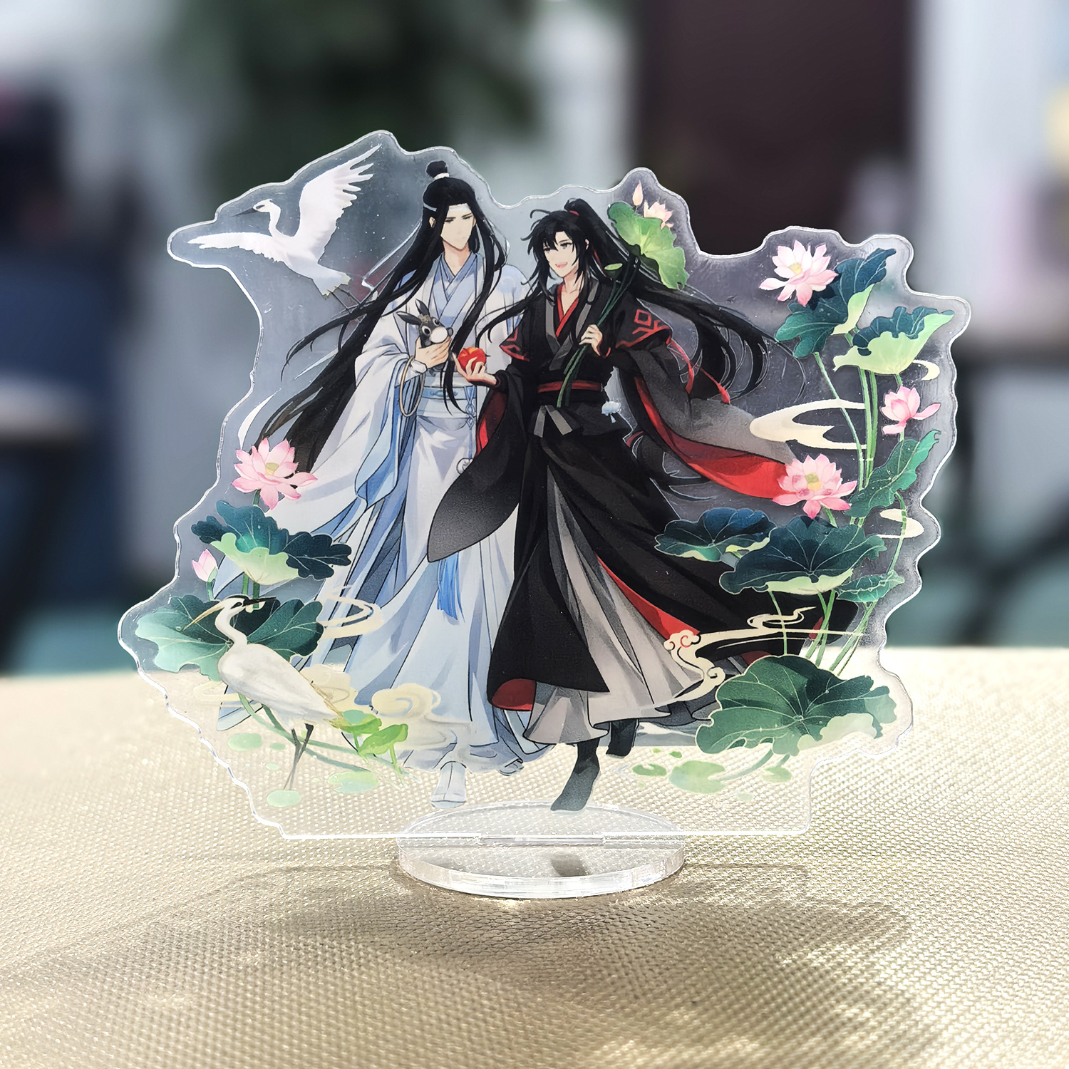 魔道祖师周边亚克力立牌动漫大立牌高颜值摆件魏无羡桌面蓝忘机