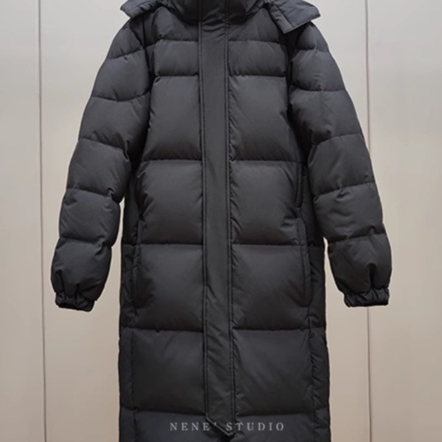 雪中飞羽绒服【断码】中戏女冬季2025新款艺考生中长款加厚宽松大