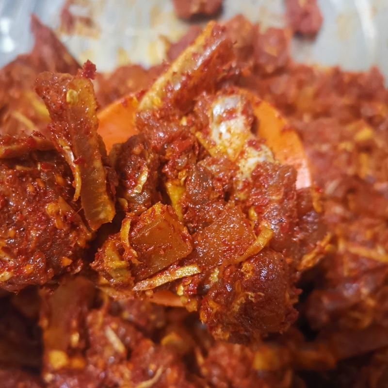 猪皮渣施甸骨头渣云南特产农家麻辣私房菜传统下饭菜猪肉排骨鲊