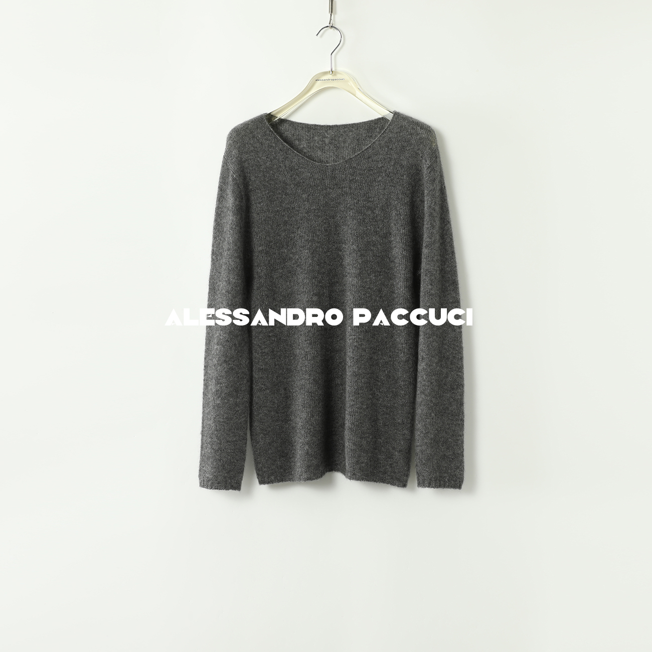 AP洛哥43126ST【从绒】羊绒+桑蚕丝ROW风慵懒感针织套头衫2024秋