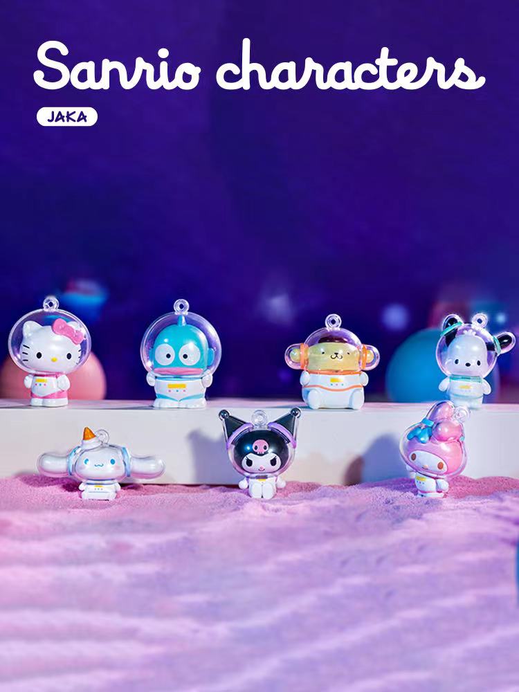 三丽鸥家族糖果星球系列拼装手办盲盒