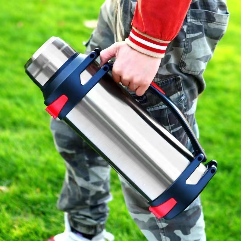 户外大容量保温壶工地304不锈钢男女便携旅游水壶保温杯家用暖瓶