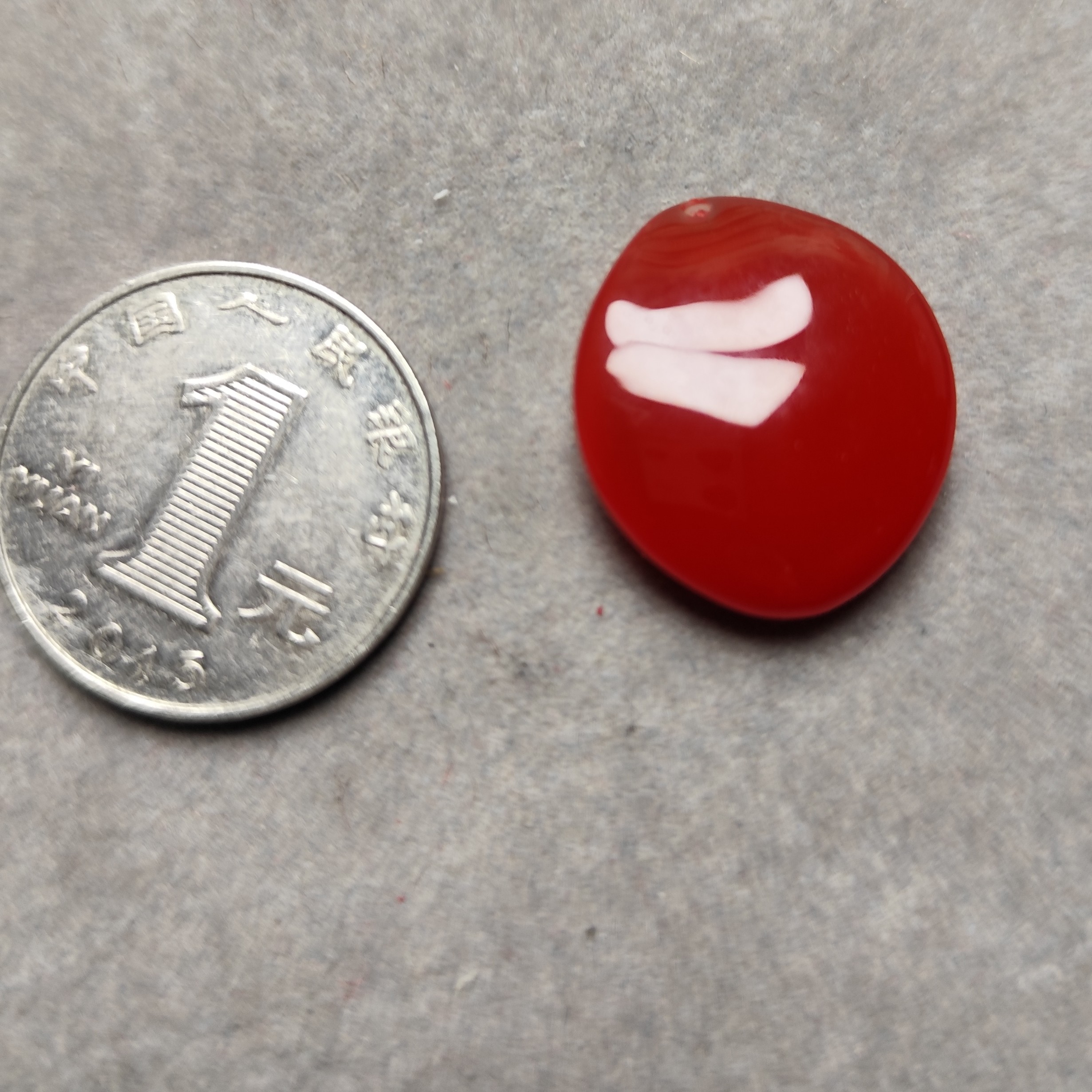 非金属皮质吊坠 迷你宠粉青鱼石