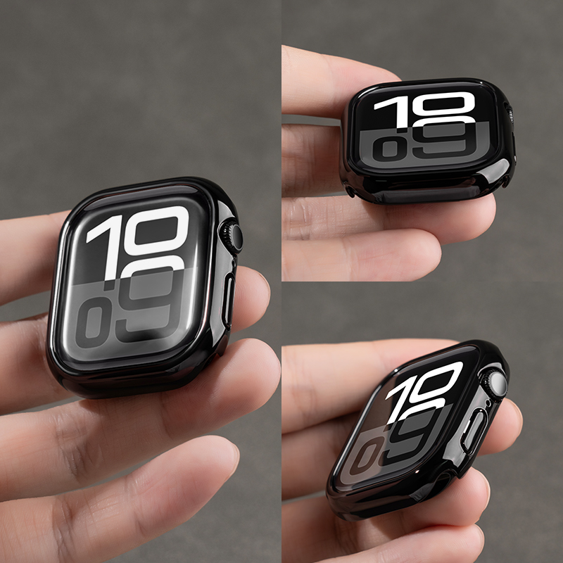 适用iWatch11保护壳苹果手表S10表壳appleWatch98/SE/7防摔保护套