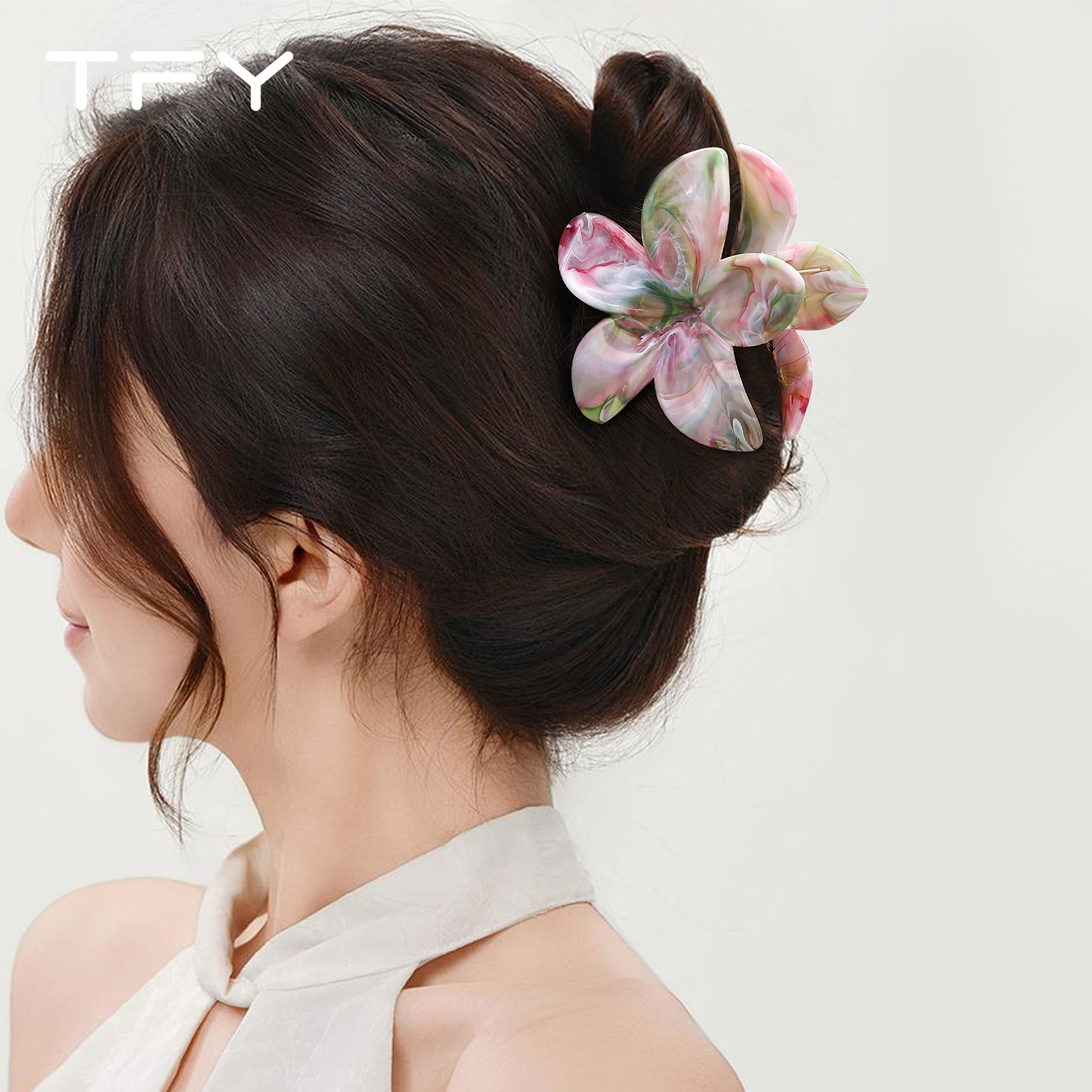 【TFY】炫彩鸡蛋花抓夹