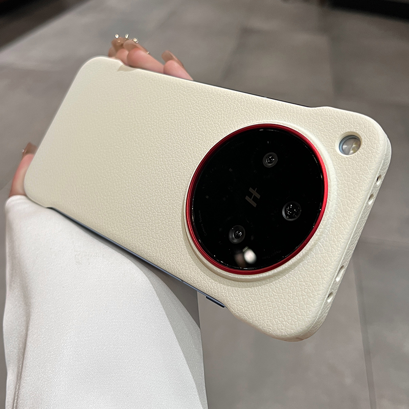适用findX8手机壳防摔无边框findX8s+荔枝纹磁吸半包x8ultra散热