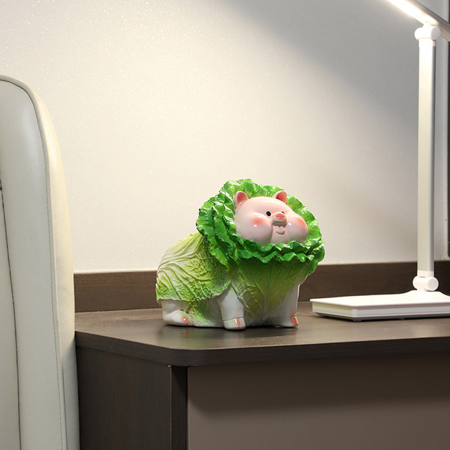 【浪漫卡通风格】2024年新款招财猪存钱罐创意储蓄压岁钱罐摆件儿