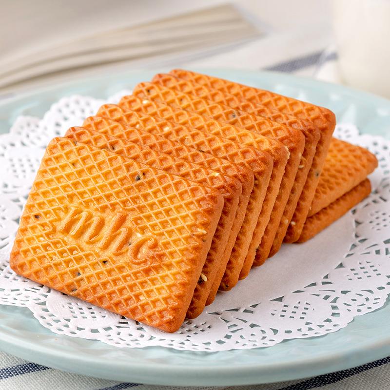 特仑酥牛奶饼干整箱特浓老式饼干牛奶味薄脆饼干怀旧80后早餐零食