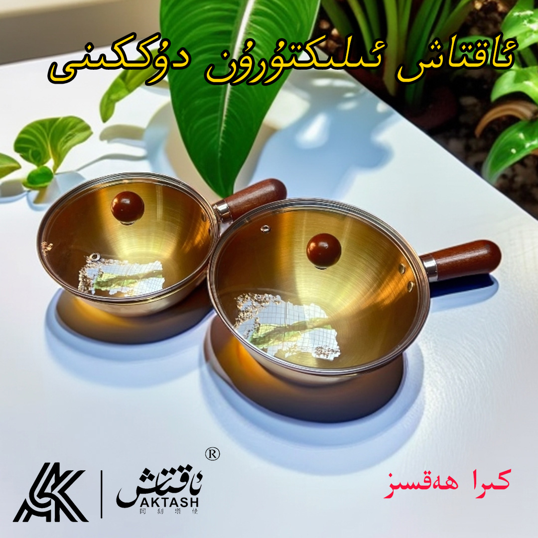 日常家用食品级不锈钢镀金金色小吃锅简约燃气灶奶锅