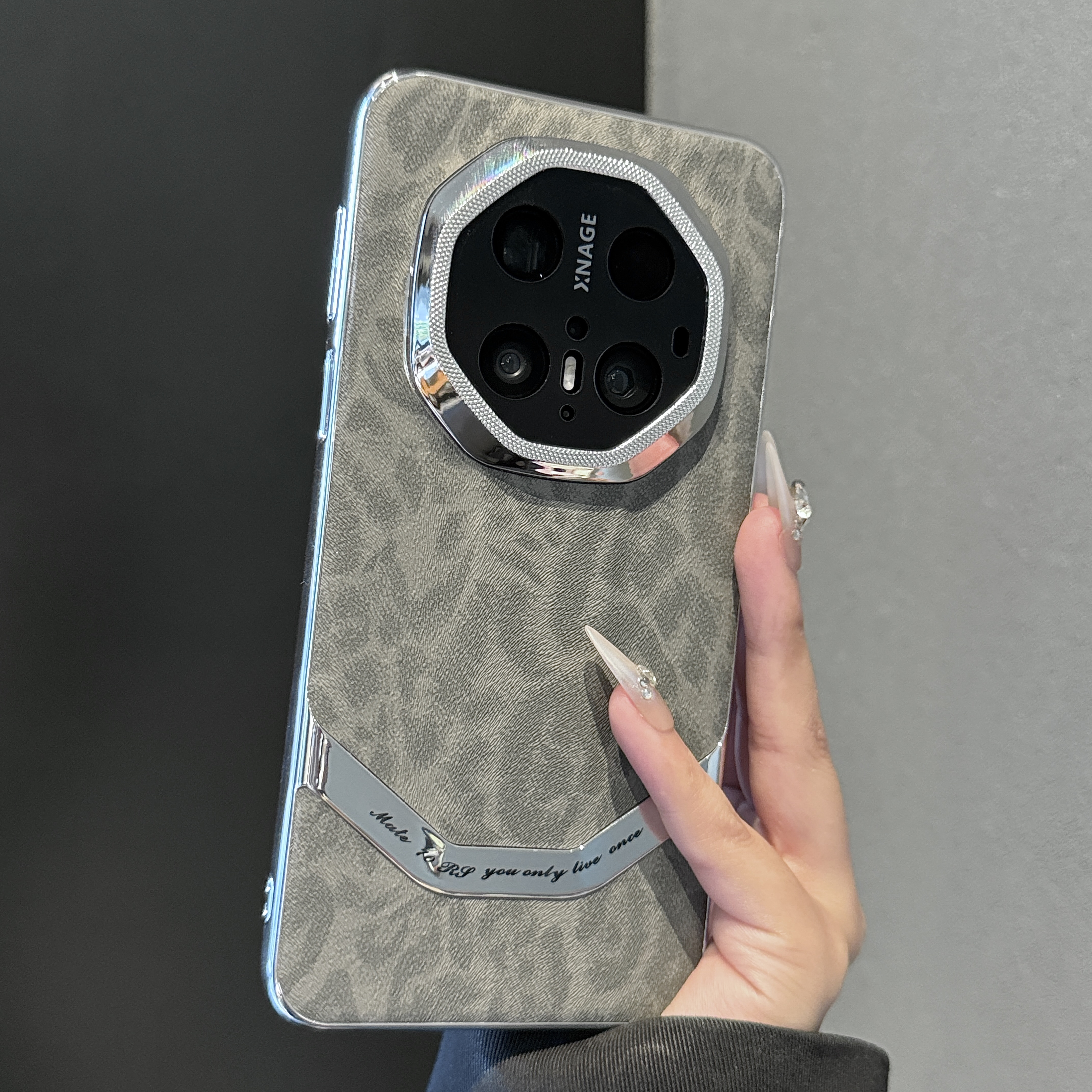 适用华为mate70rs非凡大师手机壳ins风高级豹纹mate60rs保护套