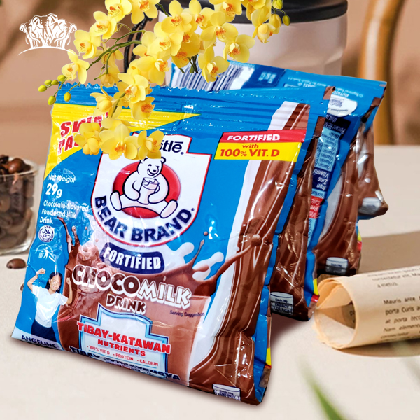 菲律宾原装进口小熊巧克力味冲剂29克X8包