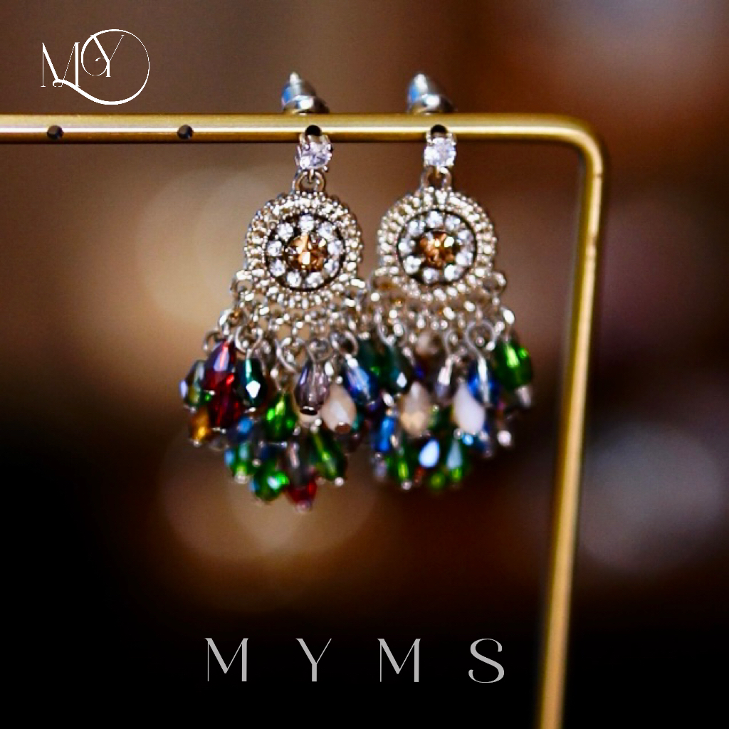 【晶彩梦絮】民族风彩色流苏M-122