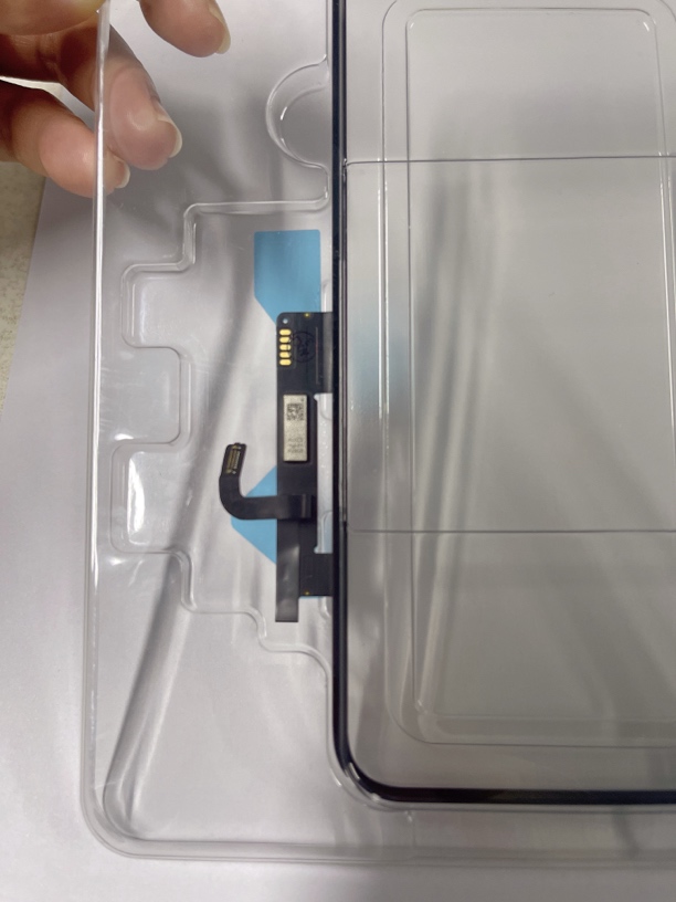 适用于苹果手机透明黑色12/12Pro维修手机屏幕，B规拆机触摸灵敏