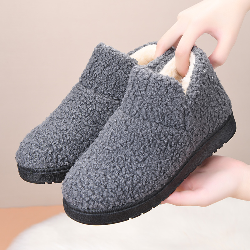 【反季清仓】冬季保暖舒适雪地靴懒人平底百搭加厚防滑女士棉靴软底