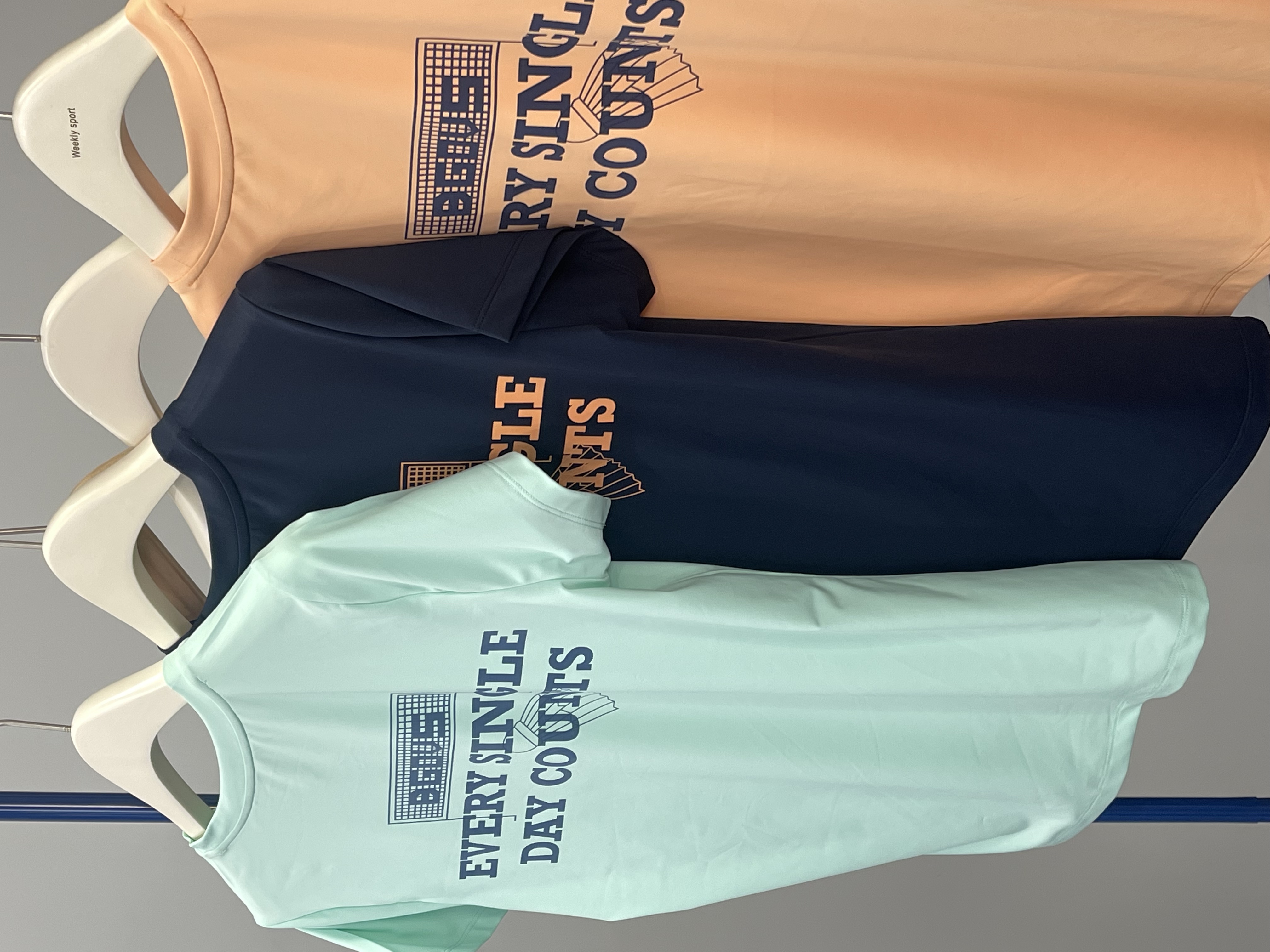 2025春夏新品韩国BGOVS羽毛球服基础款速干运动吸汗三色短袖正品