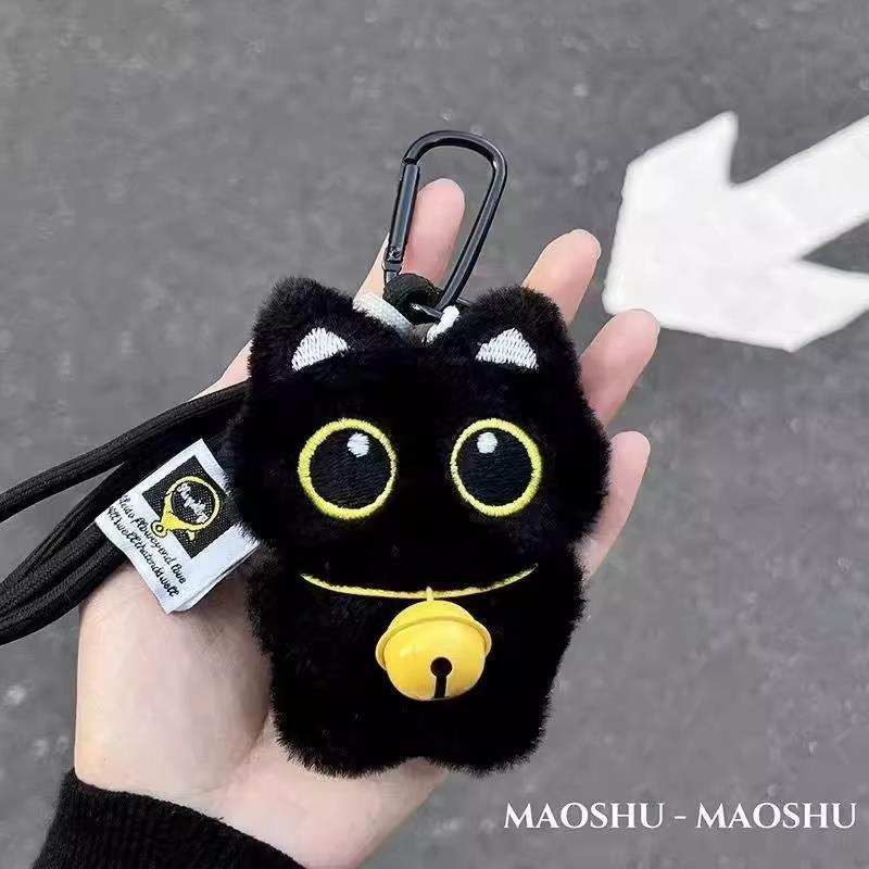 罗小黑小猫玩偶挂件可爱超萌新款毛绒公仔钥匙扣学生书包包挂饰