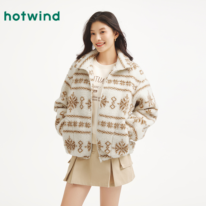 热风商场款女装短外套短款冬季双11返场秋冬保暖新款F07W25401