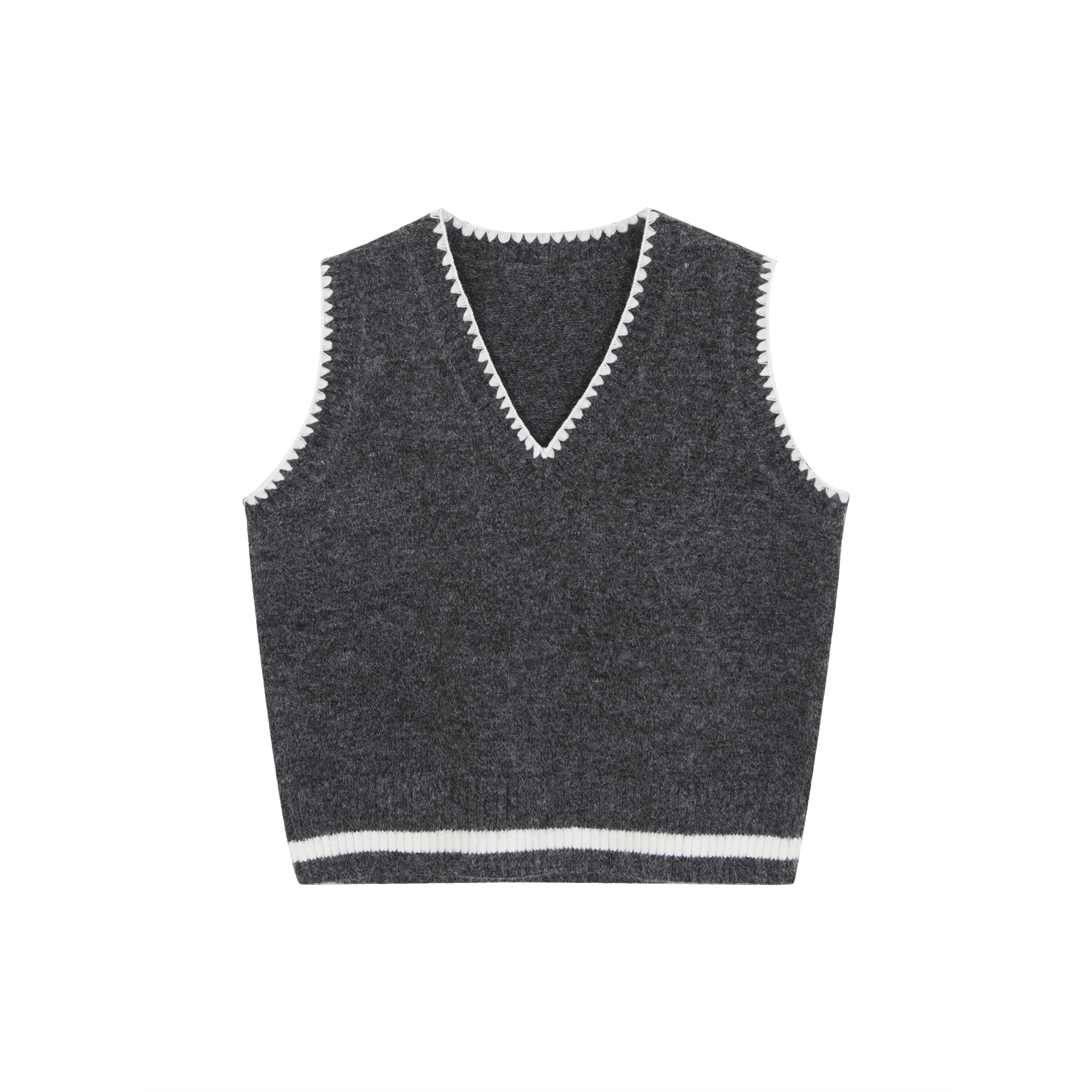 早秋法式上衣高级别致长袖宽松条纹衬衣经典马甲上衣套装Y3339