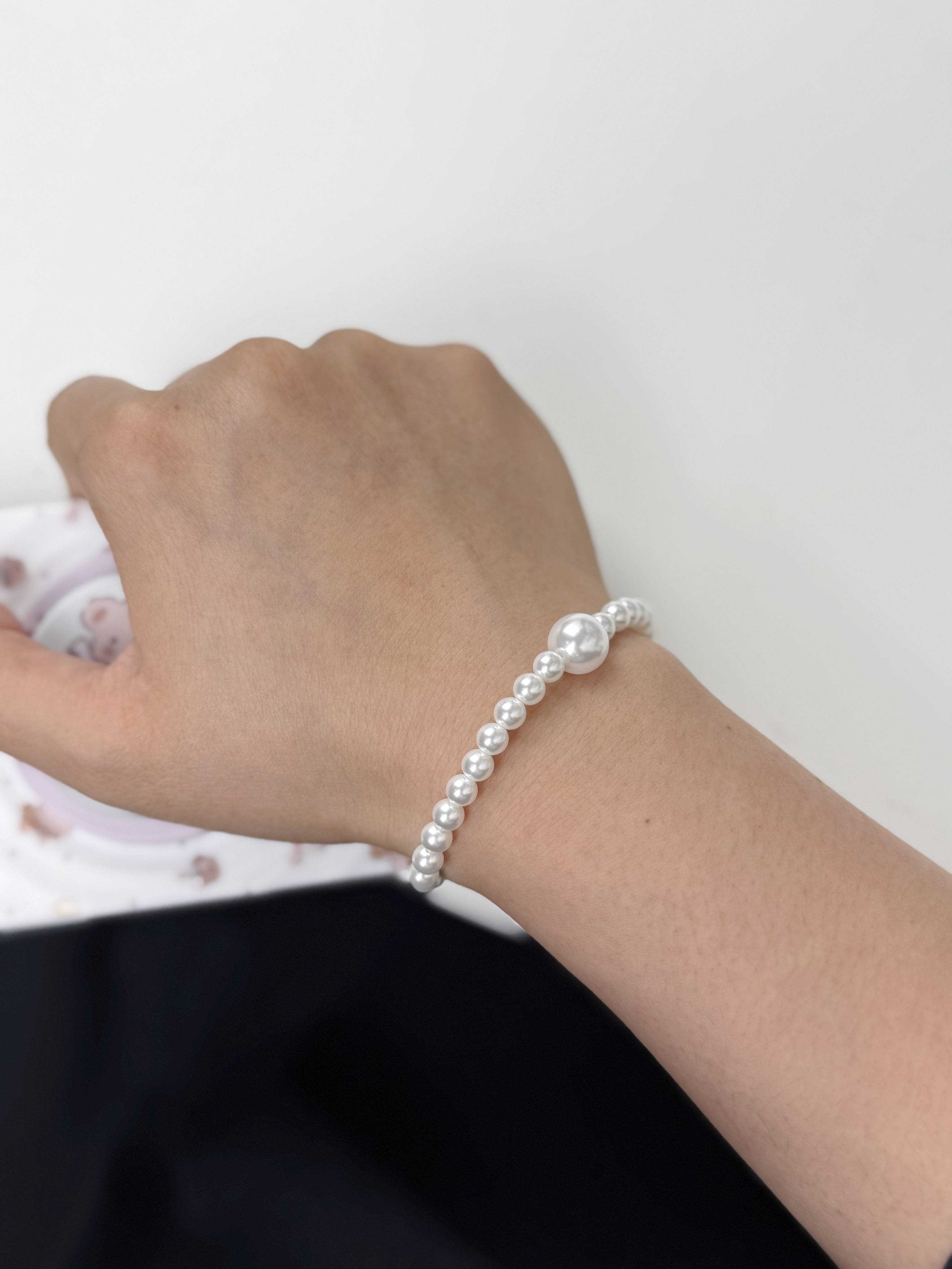 【ZYN】【一颗明珠】珠珠手链气质时尚百搭弹力绳均码