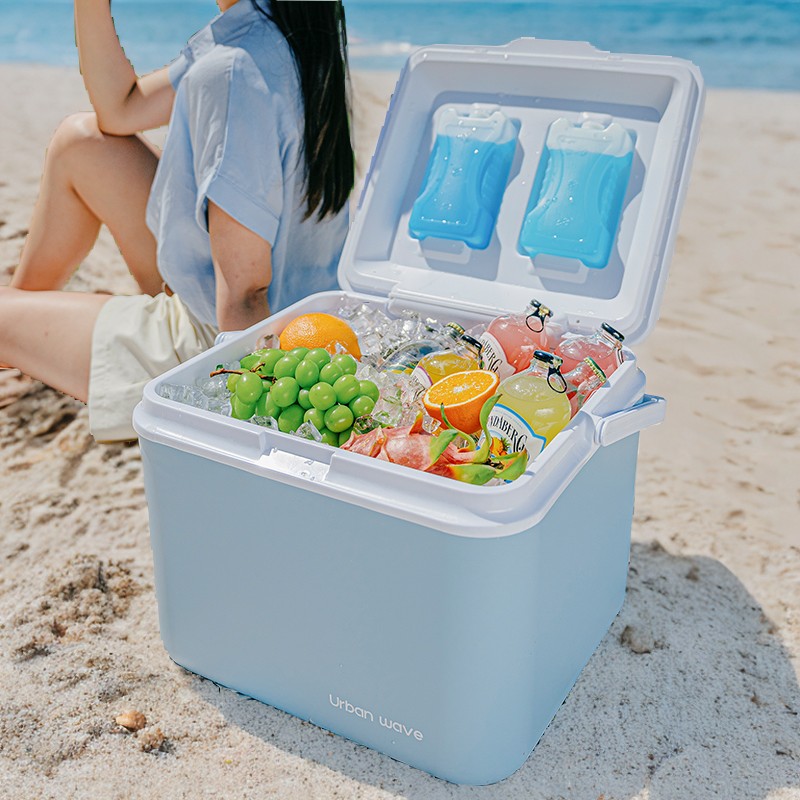 露营冷藏箱家用车载户外摆摊便携长效保鲜保冷两用露营保温箱冰箱