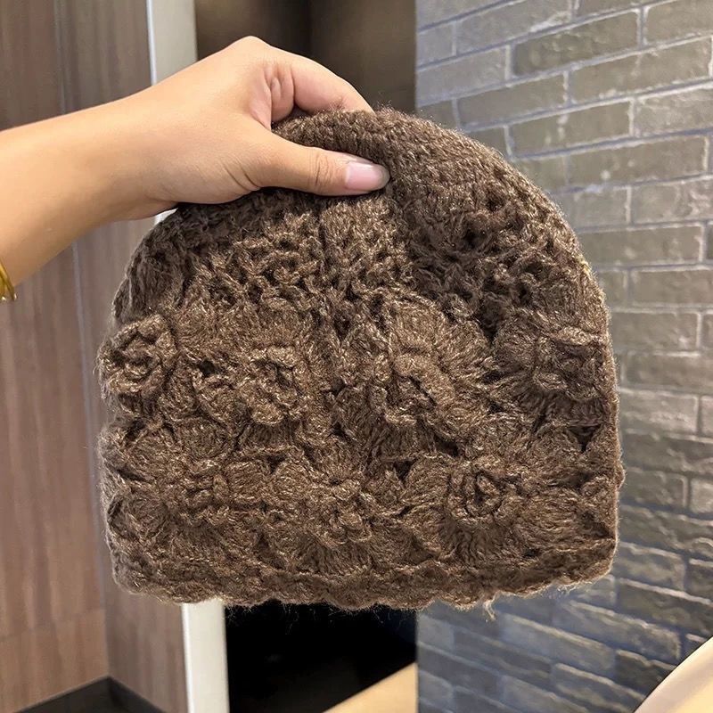 包头帽圆顶简约贝雷帽秋冬季休闲帽子法式冬季秋冬