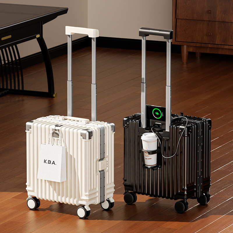 铝框行李箱18寸20寸登机箱女新款小型旅行拉杆箱可上飞机密码箱男