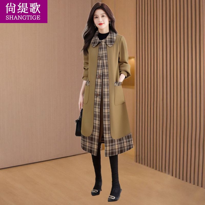 【尚缇歌】双面穿风衣女装2025秋季超火高档减龄时尚减龄中长款外套