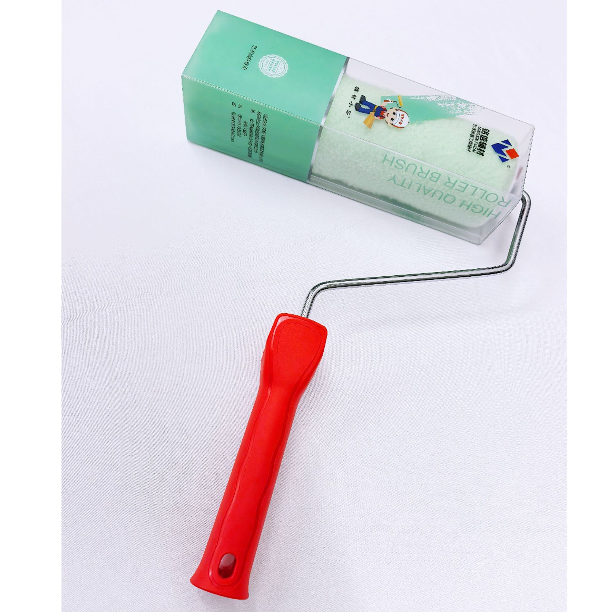 铭信辅材艺术漆小羊皮纹专业滚筒刷9寸无死角双轴/中置轴系统