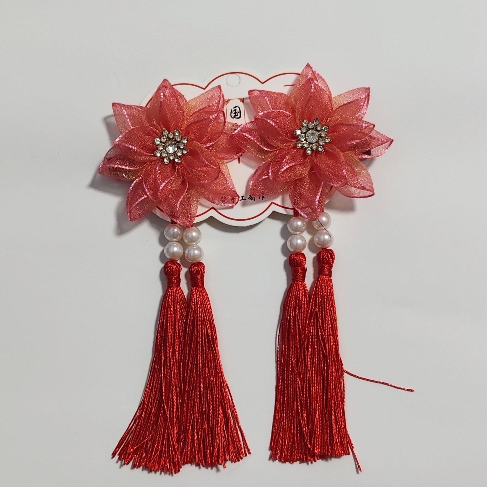 【葡萄手工】diy材料包送小公主走心手工礼物小对夹发夹