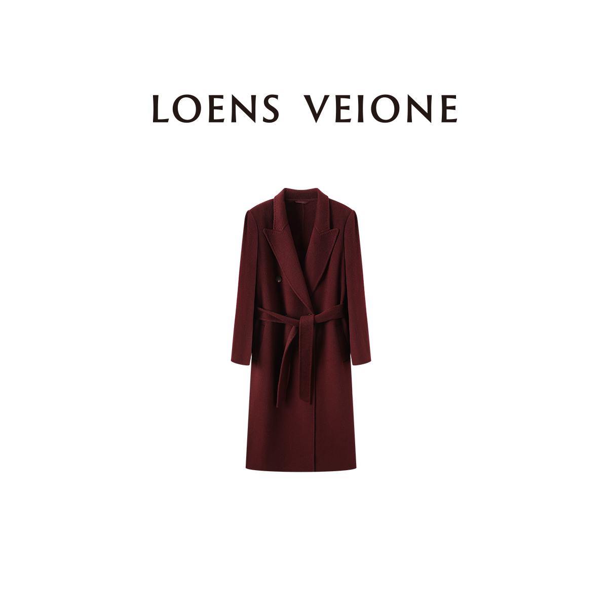 LOENS VEIONE/罗拉【鲲之梦境】羊绒天丝轻奢大衣25CVDK0009Y