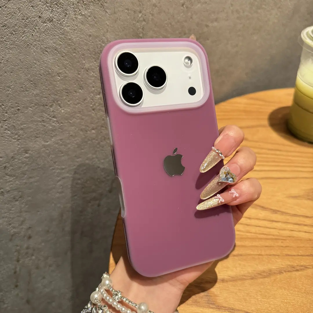 纯色果冻液态适用苹果17promax手机壳iPhone16高级感15硅胶14男女