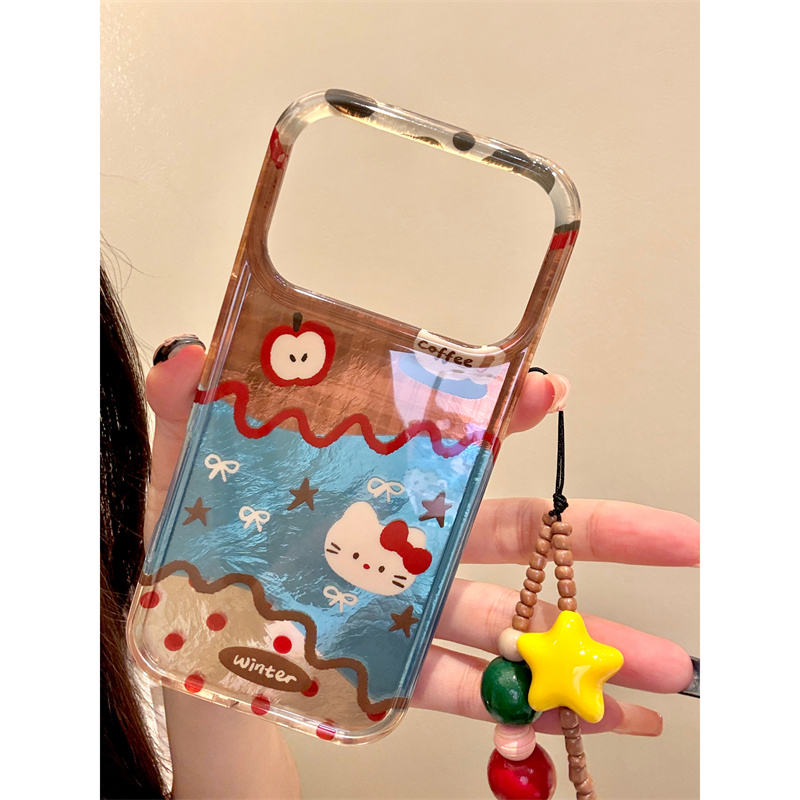 适用苹果iphone17promax冰川纹16pro拼接链条15ins风防摔14手机壳