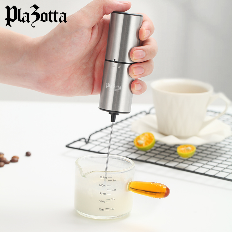 德国plazotta电动打奶泡器咖啡机家用牛奶打泡器手持搅拌打蛋器 T