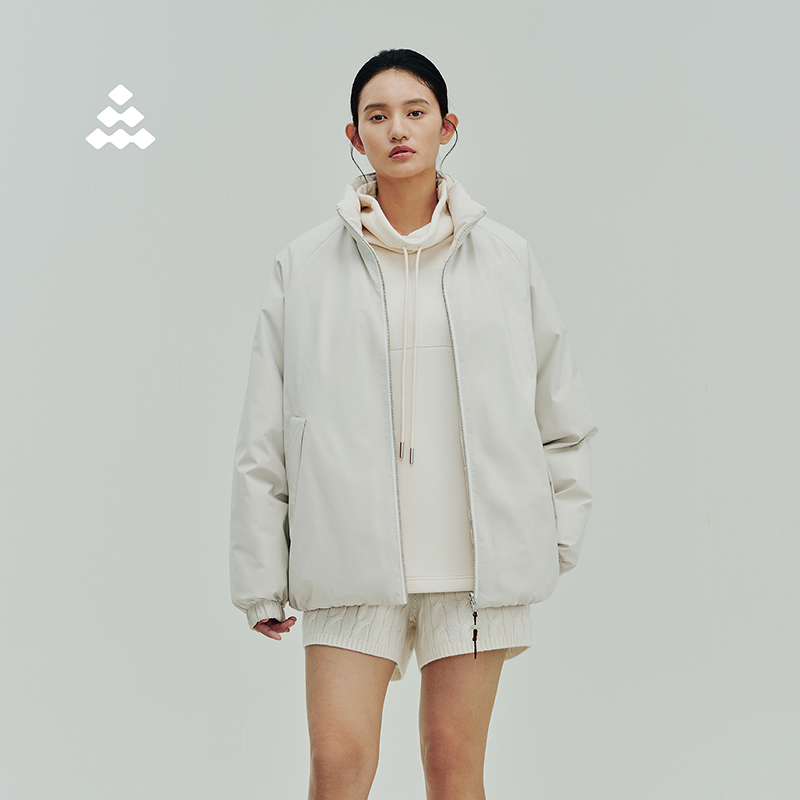 道木熙（H14）男女同款短款羽绒服女冬季2025新款运动休闲立领保暖