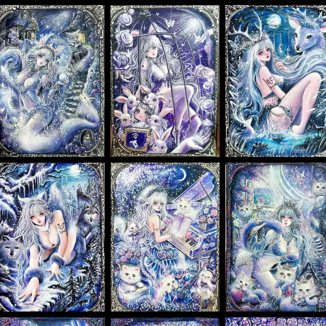 纯手绘手绘卡定制