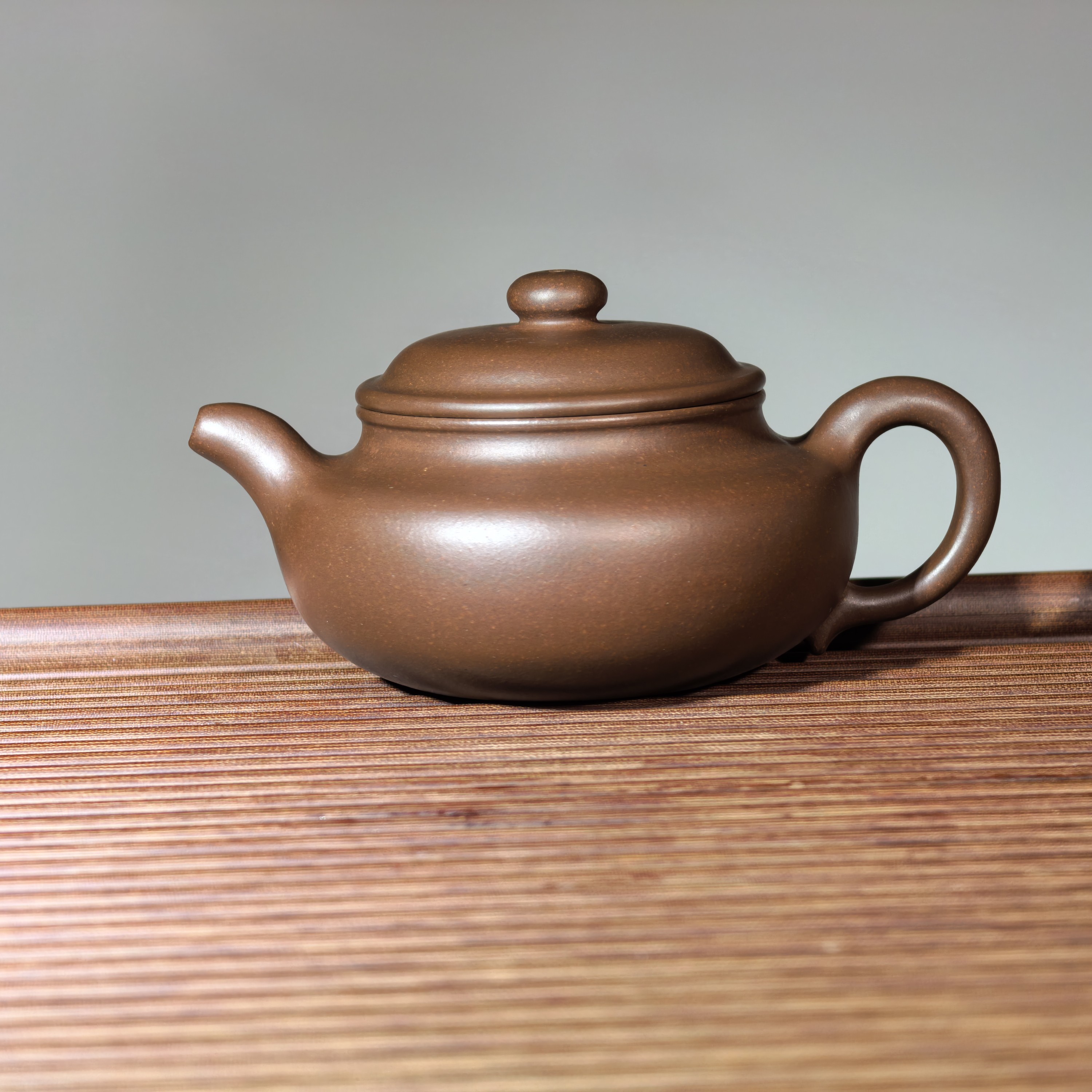 仿古壶，黄龙山紫泥，全手工190cc