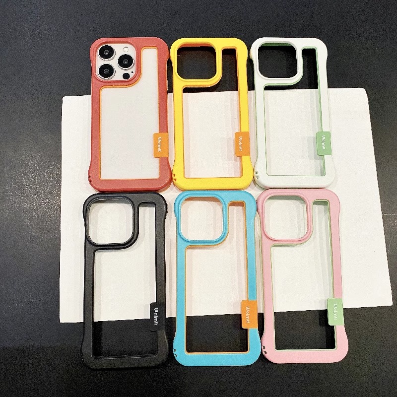 飞虎胜透气撞色边框iPhone15手机壳适用苹果16promax散热14/13套